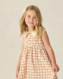 Collared Babydoll Dress - Cherry Check, Girls