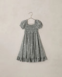 Maggie Dress - Eucalyptus French Floral