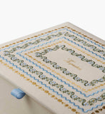 Delphine Large Embroidered Keepsake Box