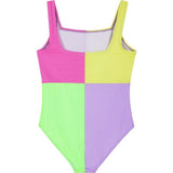Rib Colorblock One-Piece Swimsuit