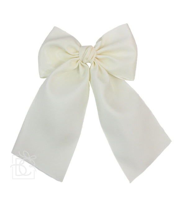 Satin Bow with Euro Knot and Tails - 4.5