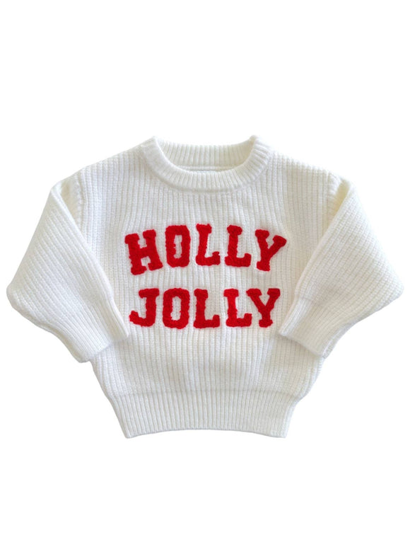 Knit Sweater - Holly Jolly