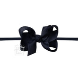 Nylon Headband - Medium Bow - 3.5"