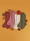 Dottie Knee Socks - Old Rose