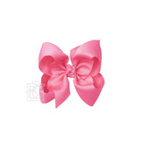 Signature Grosgrain Bow on Clip: 5.5" Huge - 2.25" Ribbon on Alligator Clip - Various Colors