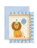 I'm Not Lion Birthday Scallop Greeting Card