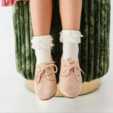 Lace Bobby Socks - Ivory