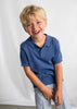 Short Sleeve Polo - Indigo