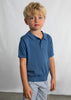 Short Sleeve Polo - Indigo