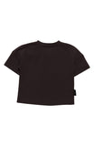 Drop Shoulder Tee in Charcoal - Baby