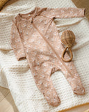 Bamboo Zip Footie - Fall Floral