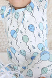 Party Time Two-Piece Pajama Set - Blue