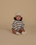 Aspen Sweater - Dusty Blue Stripe, Baby