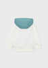 Boys Hoodie - Cream/Algae