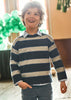 Striped Sweater - Eclipse Blue