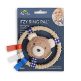 Itzy Ring Pal™ - Teething Ring, Taupe Bear