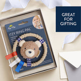 Itzy Ring Pal™ - Teething Ring, Taupe Bear