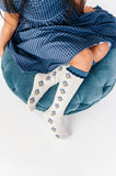 Posie Knee Socks - Bluejay