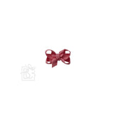 SIGNATURE GROSGRAIN BOW ON CLIP: 5.5" Huge - 2.25" Ribbon on Alligator Clip / MANDARINE ORANGE
