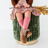 Dottie Knee Socks - Old Rose