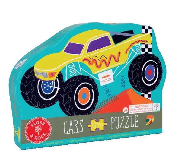 Cars Shaped 20-Piece Jigsaw Puzzle