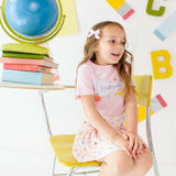 Kindergarten Pennant Short Sleeve T-Shirt - Back To School - Girls