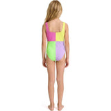 Rib Colorblock One-Piece Swimsuit