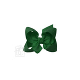 Signature Grosgrain Bow on Clip: 4.5" Large - 1.5" Ribbon on Alligator Clip - Various Colors