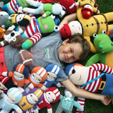 Phil the Football Knit Rattle