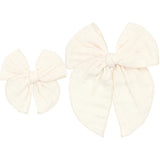 Cloud Muslin™ Heirloom Bow - Cream Clip - Large