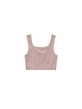 Crop Fitted Tank - Mauve