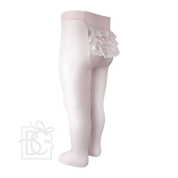 Bottom Lace Microfiber Tights - More Colors!
