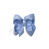 Signature Grosgrain Bow on Clip: 5.5" Huge - 2.25" Ribbon on Alligator Clip - Various Colors