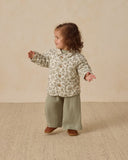 Quilted Jacket - Green Floral