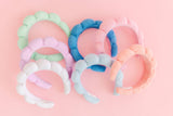 Cloud Puff - GRWM Puffy Terrycloth Plush Spa Headband: Lilac
