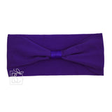 WIDE PANTYHOSE ADD-A-BOW HEADBAND: BLACK / 3+ Months