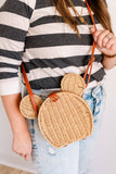 Rattan Mouse Purse | Happiest Place 2.0 Collection