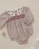 Callie Romper - Christmas Plaid