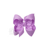 Signature Grosgrain Bow on Clip: 5.5" Huge - 2.25" Ribbon on Alligator Clip - Various Colors