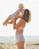 Shorty One-Piece - Americana Stripe