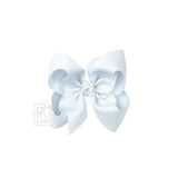 Signature Grosgrain Bow on Clip: 5.5" Huge - 2.25" Ribbon on Alligator Clip - Various Colors