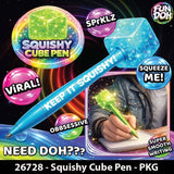 Fun Doh Squishy Cube Toy Pen Assortment