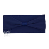 WIDE PANTYHOSE ADD-A-BOW HEADBAND: BLACK / 3+ Months