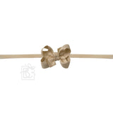 1/4" NYLON PANTYHOSE HEADBAND W/SIGNATURE GROSGRAIN BOW: MANDARINE ORANGE / 5.5" Huge