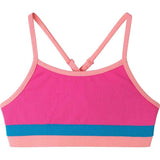 Tween Girls Blue Rib Colorblock Bikini
