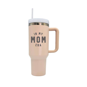 "In My Mom Era" Engraved Handled Mug