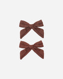 Bows, Set of 2 - Mulberry