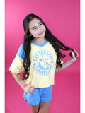 Ruffle Shorts - Blue