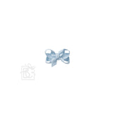SIGNATURE GROSGRAIN BOW ON CLIP: 5.5" Huge - 2.25" Ribbon on Alligator Clip / BLUE MAGIC