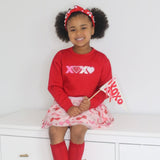 Bow Love Valentine's Tutu Skirt